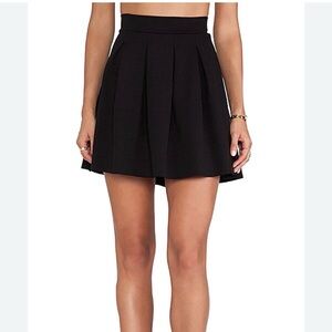 Trina Turk Classic Black Circle Skirt